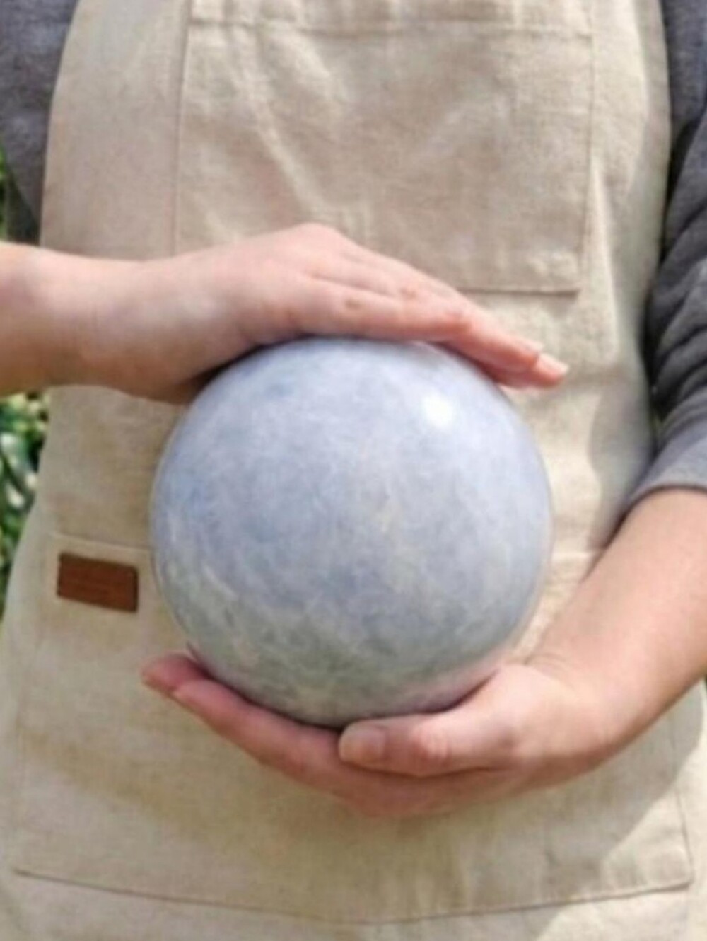AAA Grade Celestite Crystal XXL 5.5lbs LARGE Statement Sphere Art Offers Welcome